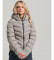 Comprar Superdry Chaqueta acolchada de microfibra con capucha gris