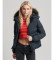 Kopen Superdry Kort jack met capuchon zwart
