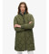 Buy Superdry Long Quilted Jacket green