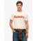 Comprar Superdry T-shirt bege Classic Core Logo Shadow