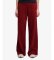 Köp Superdry Vinröda Essential Logo Wide Leg Jogger-byxor