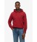 Kopen Superdry Essentieel Logo Sweatshirt rood