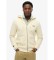 Comprar Superdry Sweatshirt com capuz e fecho Essential Logo branco sujo