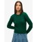 Köp Superdry Essentials Slim pullover grön