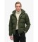Køb Superdry Everest quiltet jakke med hÊtte, grÞn