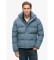 Køb Superdry Jakke Everest Kort HÊtte Puffer blÃ¥