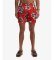 Køb Superdry Hawaii-print 16 rød badedragt