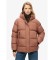 Comprare Superdry Giubbotto imbottito marrone con cappuccio e 5 deflettori