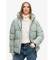Comprar Superdry Chaqueta deportiva acolchada con capucha y cinco deflectores gris
