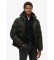 Kaufen Superdry Mikrofaser Steppjacke mit Kapuze Sport schwarz