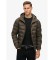 Kup Superdry Brązowy pikowany płaszcz z kapturem