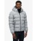 Buy Superdry Hooded Sports Puffer Jacket grey