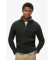 Comprare Superdry Maglione lavorato a trecce con mezza zip Jacob nero