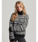 Comprar Superdry Jersey de punto corto con cuello vuelto negro