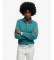 Kup Superdry Sweter z pó?zapi?ciem, model ?Slouchy?, w kolorze niebiesko-zielonym