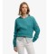 Kup Superdry Sweter Slouchy Cable turkusowy