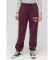 Buy Superdry Jogger trousers with side stripes Vingate maroon