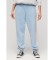Kopen Superdry Joggerbroek met strepen aan de zijkanten Vingate blauw