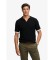 K�p Superdry Polo Johnny Collar Stickad svart