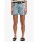 Comprar Superdry Shorts Mid Rise azul claro