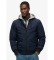 Nakup Superdry Vojaška jakna s kapuco Ma1 navy