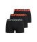 Köp Superdry Förpackning med 3 boxershorts Marca svart