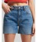 Kaufen Superdry Medium Waisted Cropped Shorts blau