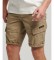 Superdry Organic cotton cargo shorts Core brown