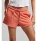 Kopen Superdry Gebreide shorts met geborduurd oranje Vintage logo