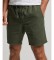 Superdry Vintage dark green overdyed shorts
