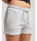 Kopen Superdry Gebreide korte broek met geborduurd Vintage logo grijs