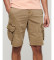 Kopen Superdry Cargo shorts Kern bruin