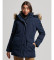 Comprar Superdry Parka con capucha de pelo sintético Everest marino