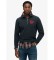 K�b Superdry Sweatshirt Neon Half Zip Track navy