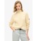 Acheter Superdry Jerseyt Slouchy Cable Roll beige