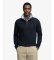 Kup Superdry Bluza Essential Pique Half Zip w kolorze granatowym