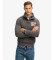 Comprar Superdry Sudadera Vintage Athletic Half Button gris