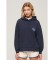 Buy Superdry Athletic Essential Hoodie navy