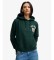 Comprar Superdry Camisola com capuz Applique Crop verde