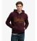 Kup Superdry Bluza z kapturem Heritage Relaxed w kolorze bordowym