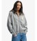 Køb Superdry Grå Relaxed Crop hættetrøje med lynlås