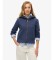 Kup Superdry Niebieska bluza z kapturem i zamkiem błyskawicznym Essential Logo