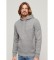 Acheter Superdry Sweat à capuche avec logo Gris essentiel