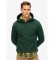 Acheter Superdry Sweat à capuche avec logo Vert essentiel