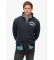 Köp Superdry Athletic Essentials Sweatshirt med halv dragkedja Marin