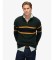 Comprar Superdry Jersey con media cremallera Stripe verde