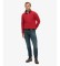 Kaufen Superdry Preppy Sweatshirt mit halbem Reißverschluss rot