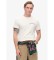 Kopen Superdry Wit tatoeage T-shirt