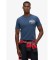 Comprar Superdry T-shirt relaxada Tóquio azul