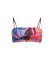 Kb Superdry Flerfarvet tropisk bandeau-bikinitop